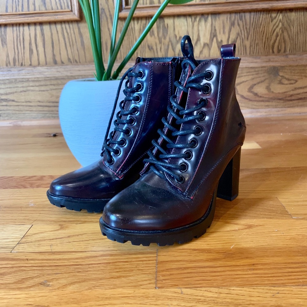 Just fab Francine heeled boots